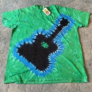 Alstyle Green Tie-Dye T-Shirt